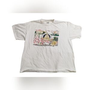 Washington DC Women's T-shirt White Size Large